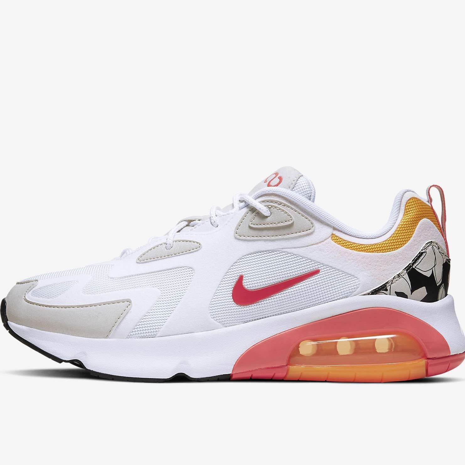 Nike air max 200 white orange Clearance