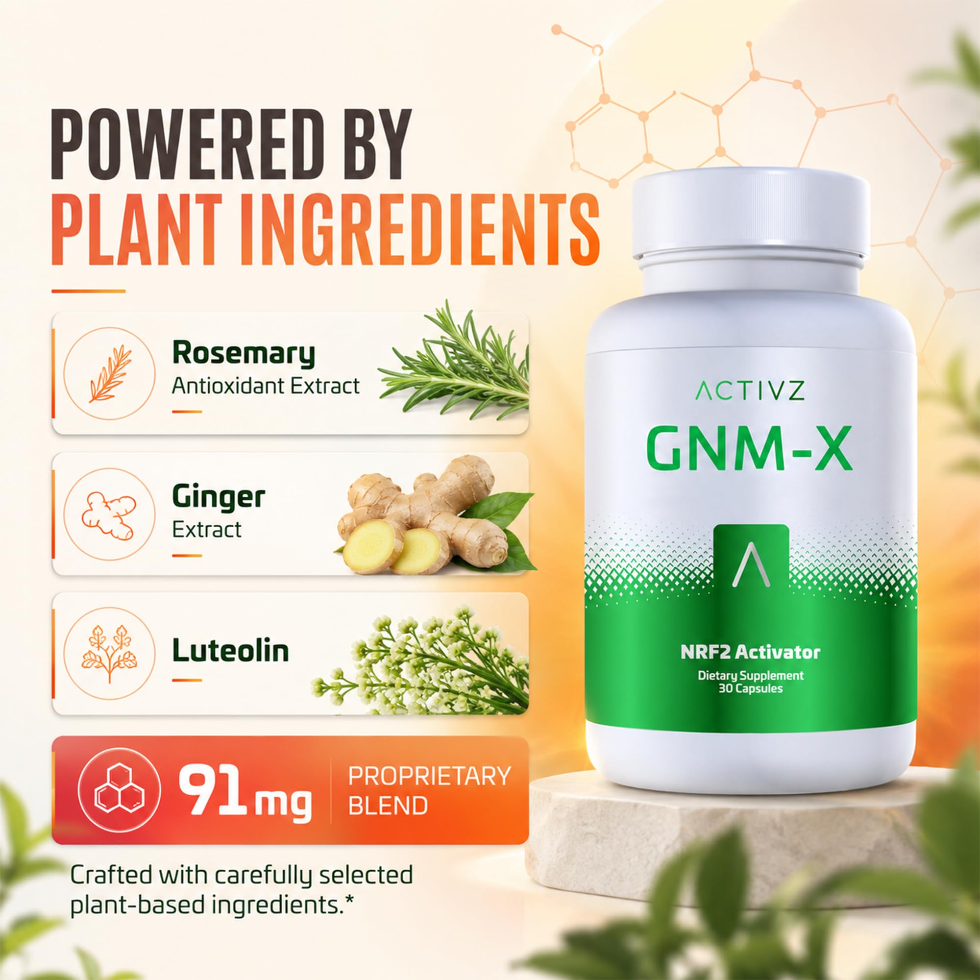 ACTIVZ - GNM-X - Nrf2 Activation Formula with DexKey Tech - 30 Capsules — Amazon image 6