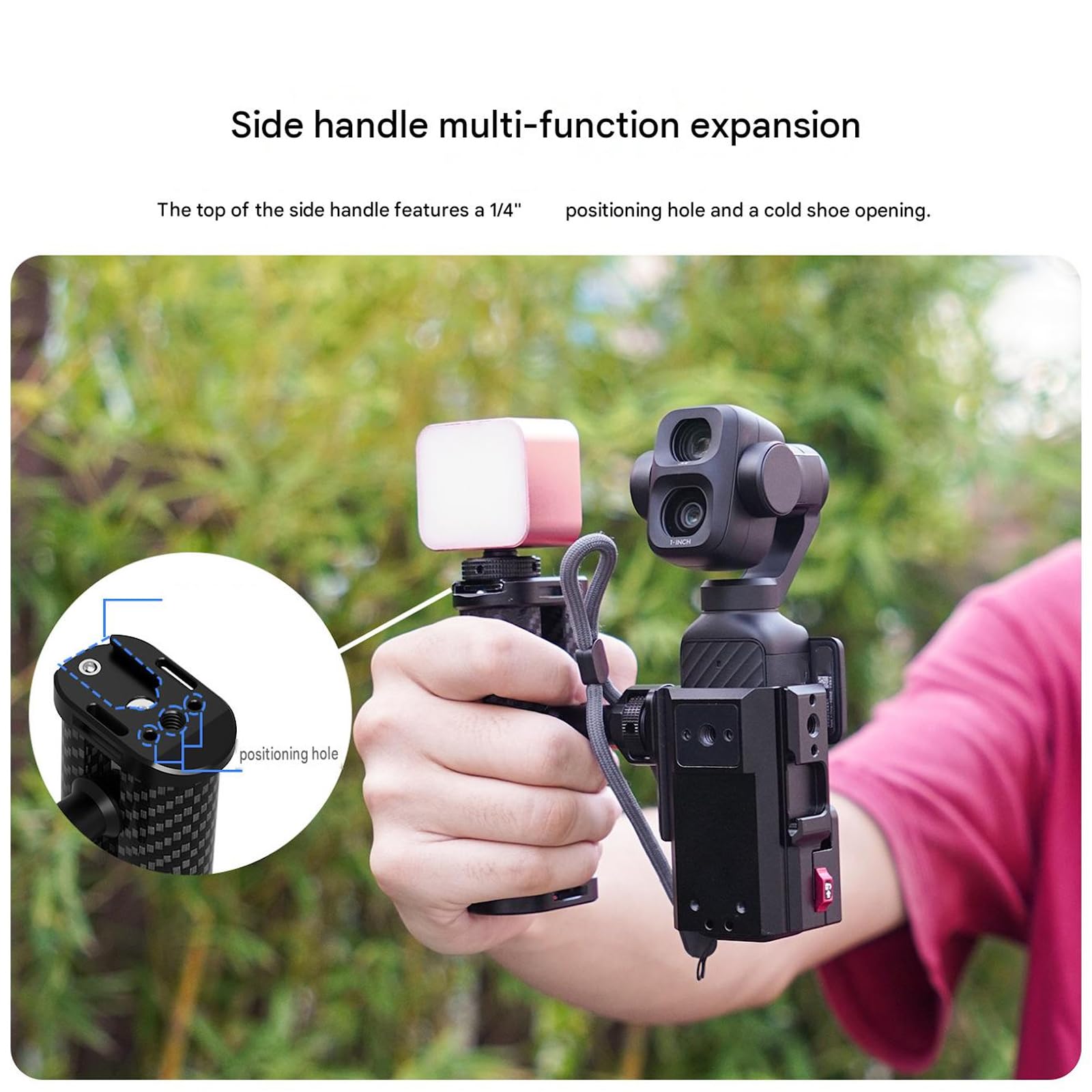 Gabbia per fotocamera per 4P / 4/3, Handle