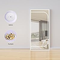 Vista 8 de Puerta mosquitera mejorada para mascotas, se adapta a puertas de 30 x 80 pulgadas, puerta de malla gruesa resistente a gatos para sala de estar