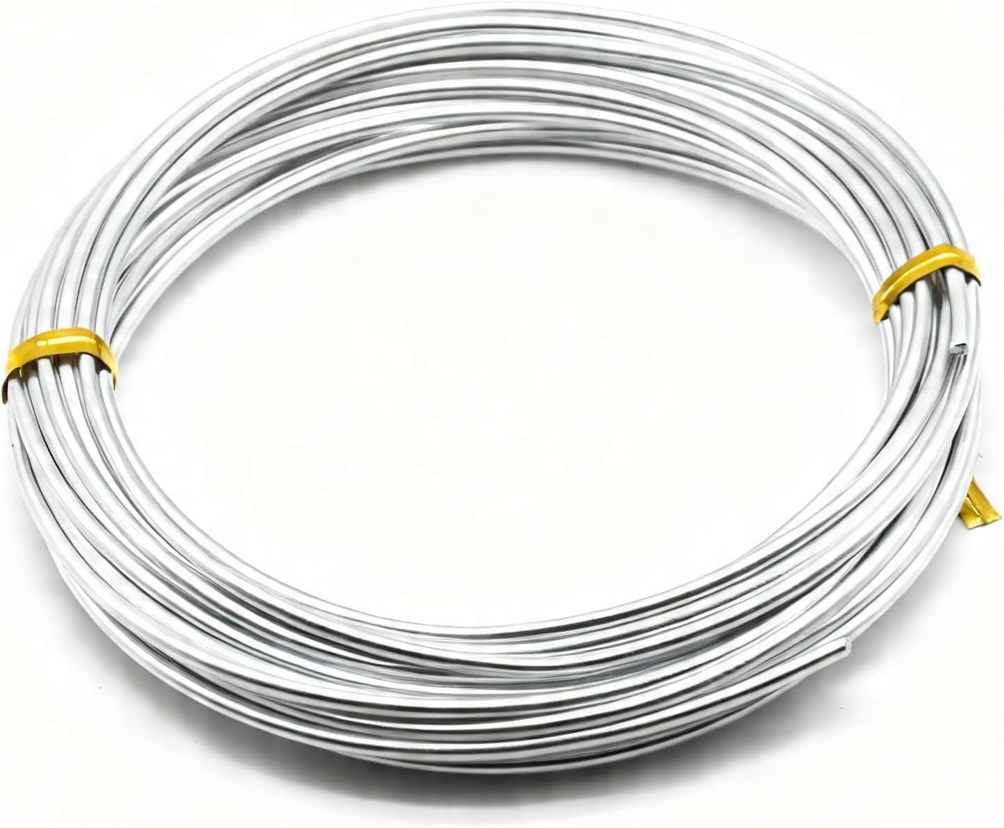 Aluminum Wire, Wire Armature, Bendable Metal Craft Wire for Making Dolls Skeleton DIY Crafts (12Gauge(2mm), Silver)