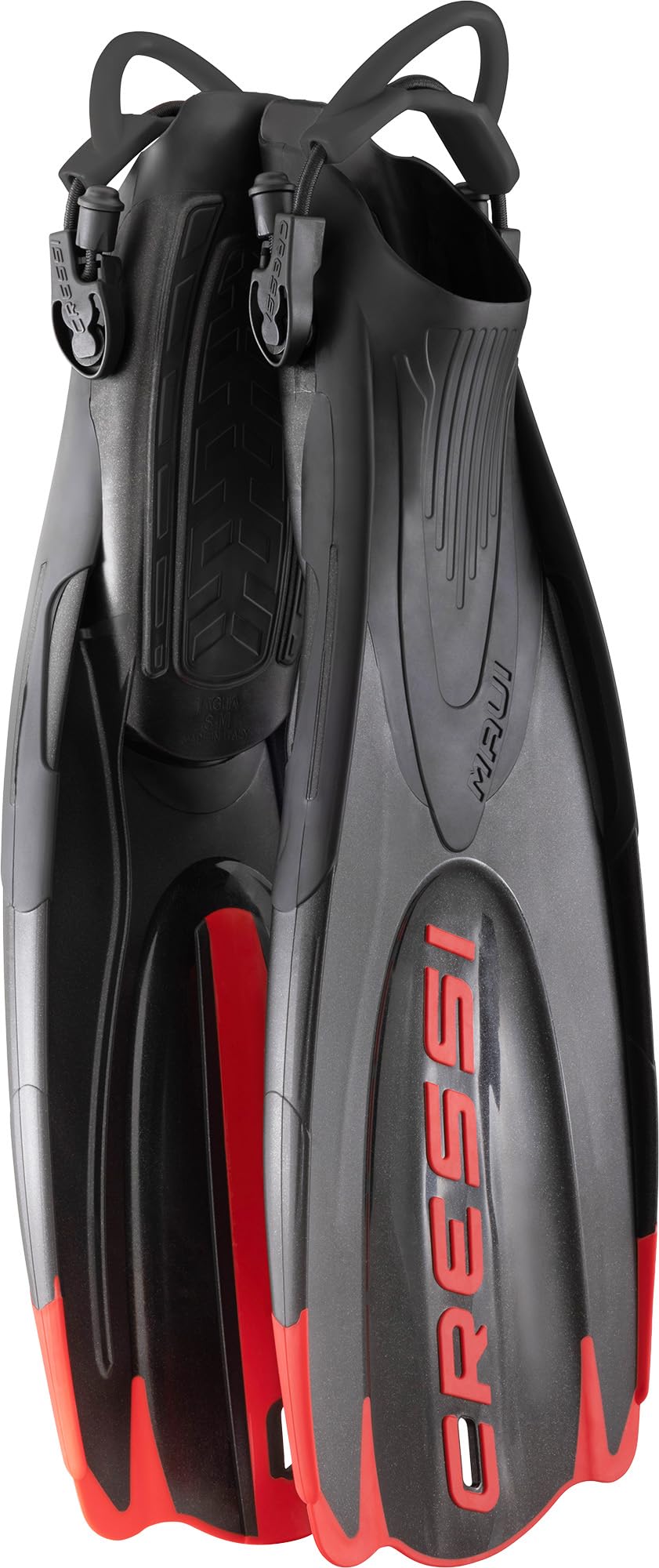 CRESSI Maui Fins - Pinne Regolabili Unisex destinate a Immersioni, Snorkeling, Nuoto, Training Acque Libere e Piscina
