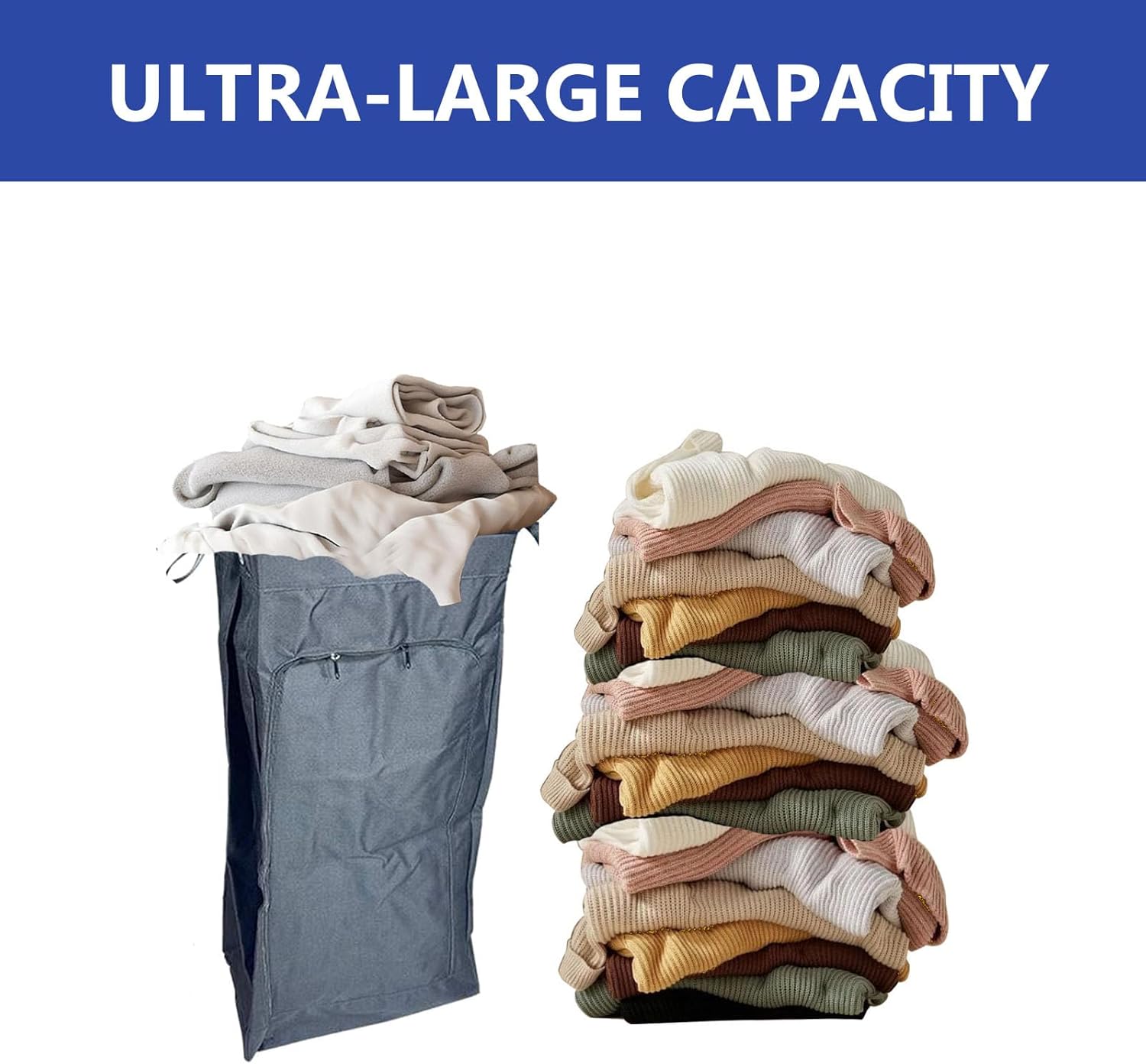 Buhelyc Replacement Janitorial Cleaning Cart Bag Removable Liner Bag High Capacity Oxford Cloth Storage Bag for Housekeeper Restaurant