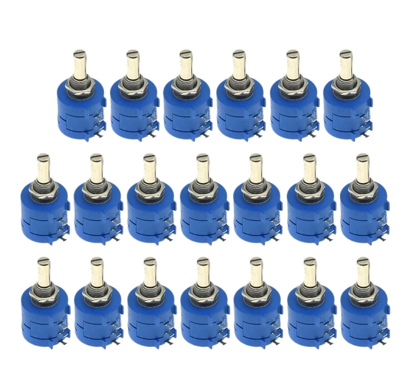 1/20PCS 3590s-2-103 1K 2K 5K 10k 20K 50K 100K 100R 200R 500R potenziometro multigiro di precisione resistenza regolabile qualità(20PCS,2K Ohm)