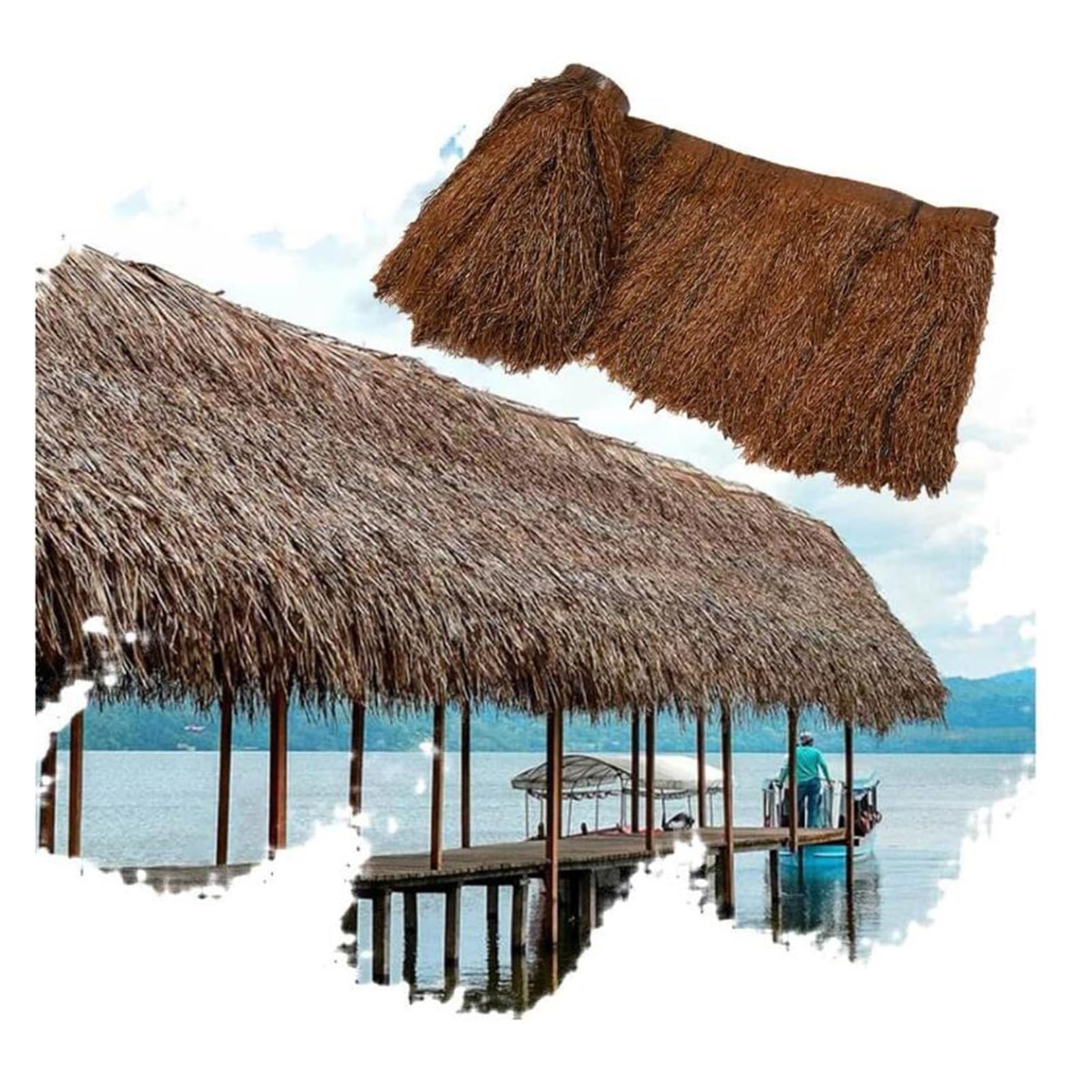 Toit en chaume synthétique pour patio : créez une ambiance de jardin mexicain avec 10 tuiles