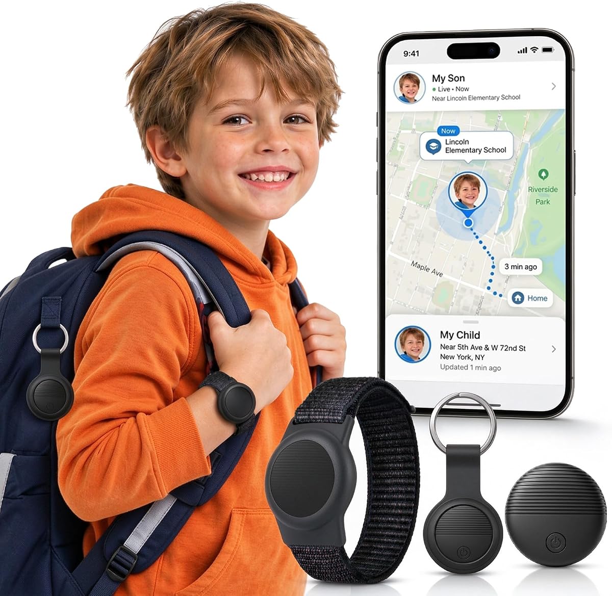 GPS Tracker for Kids with Real-Time Location Tracking