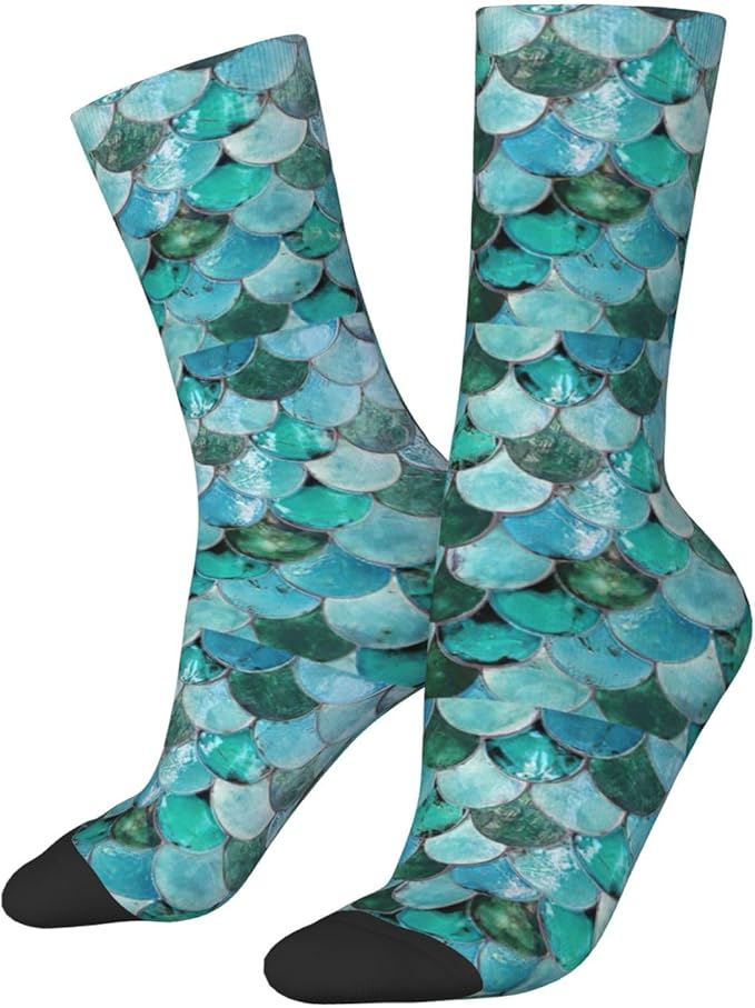Calzini Unisex Divertenti Niofind – 80% Cotone, Fantasie Colorate Per Infermieri, Calcio, Sirena – Regalo Originale Con Disegno Diverso Per Destra E Sinistra