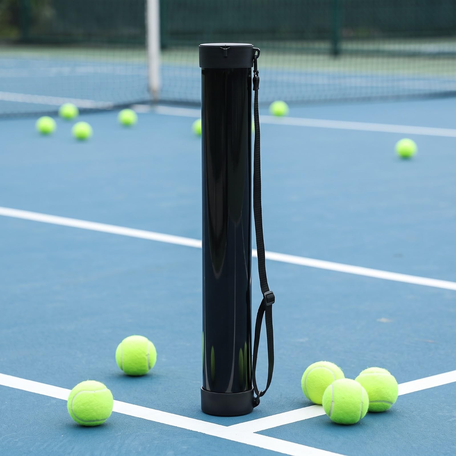 Leicht Pickleball-Sammler Robustes verdicktes PVC-Material, ballsammelrohr, für balltraining, Tennis