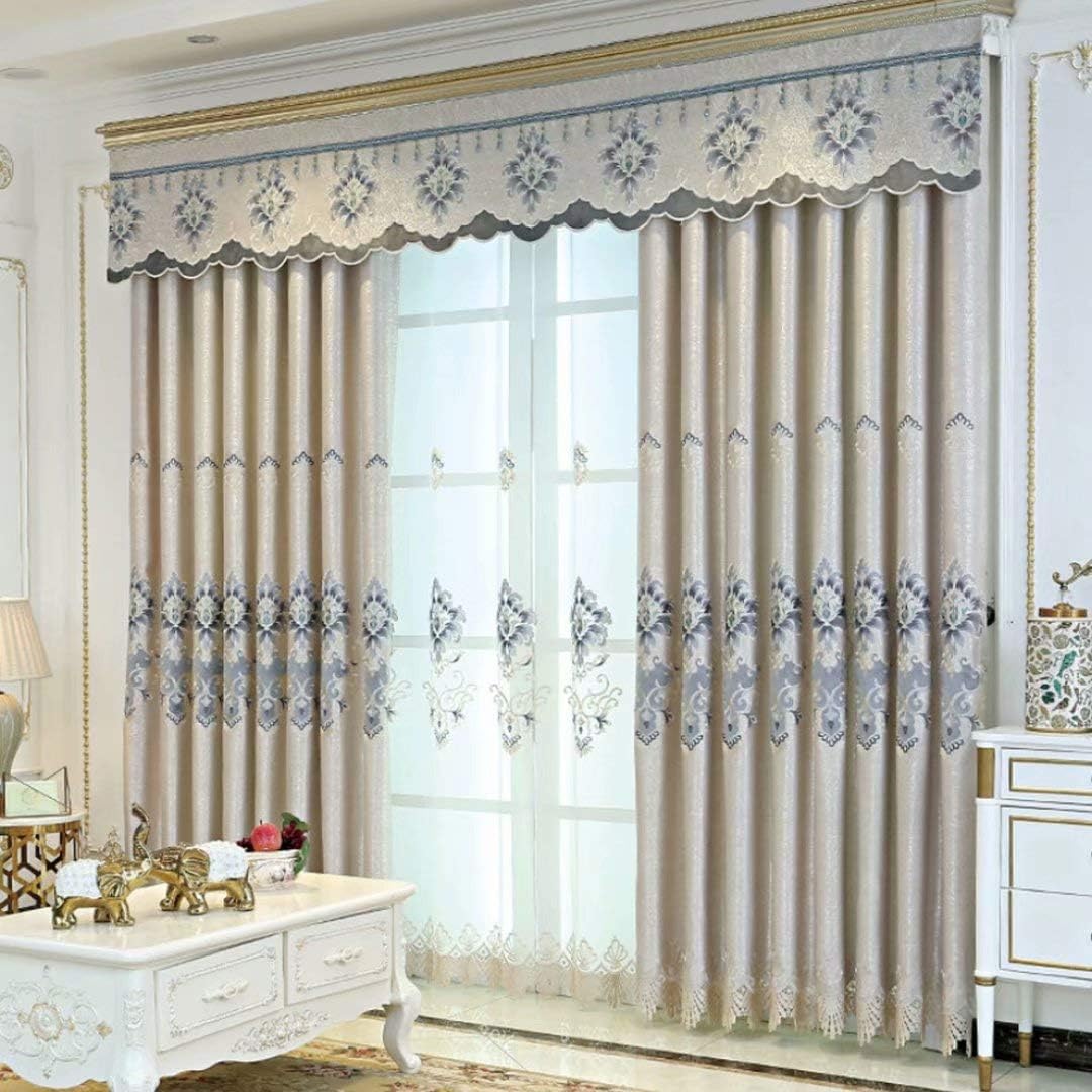 最終価格]FISBAスイス製高級生地オーダーメイドグレードレープカーテン