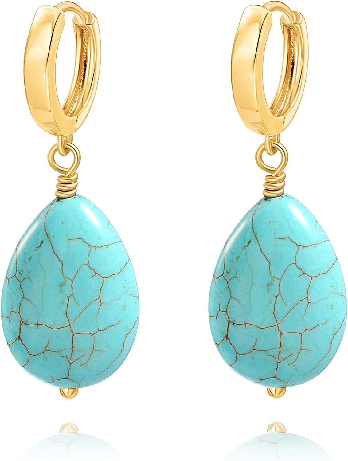 Gold Huggie Hoop Earrings with Charms Fashion Pearl Drop Dangle Earrings for Women Handmade Karma Circle Jewelry for Ladies Lightweight Pearl Earrings on Christmas