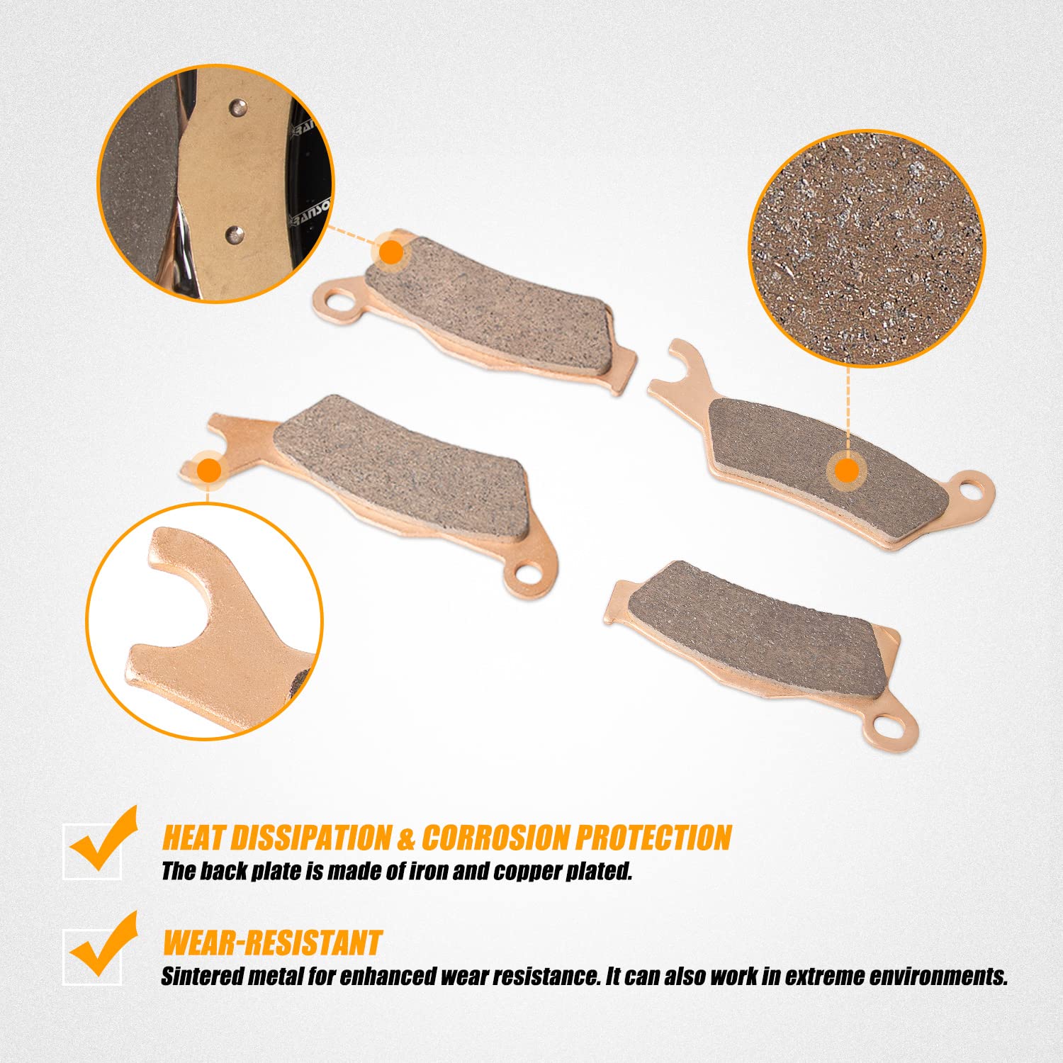 Brake Caliper Earlyred Front S Compatible With Polaris Ranger 500 700 EFI LE XP TM 2005 2006 2007 Brake Pads - Foto 13