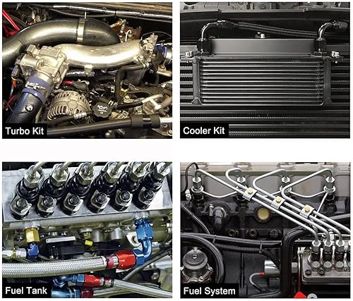 Miniatura 4 de CNRAQR Adaptador de tubo recto 6AN macho acampanado a 38NPT de aluminio negro 2 piezas