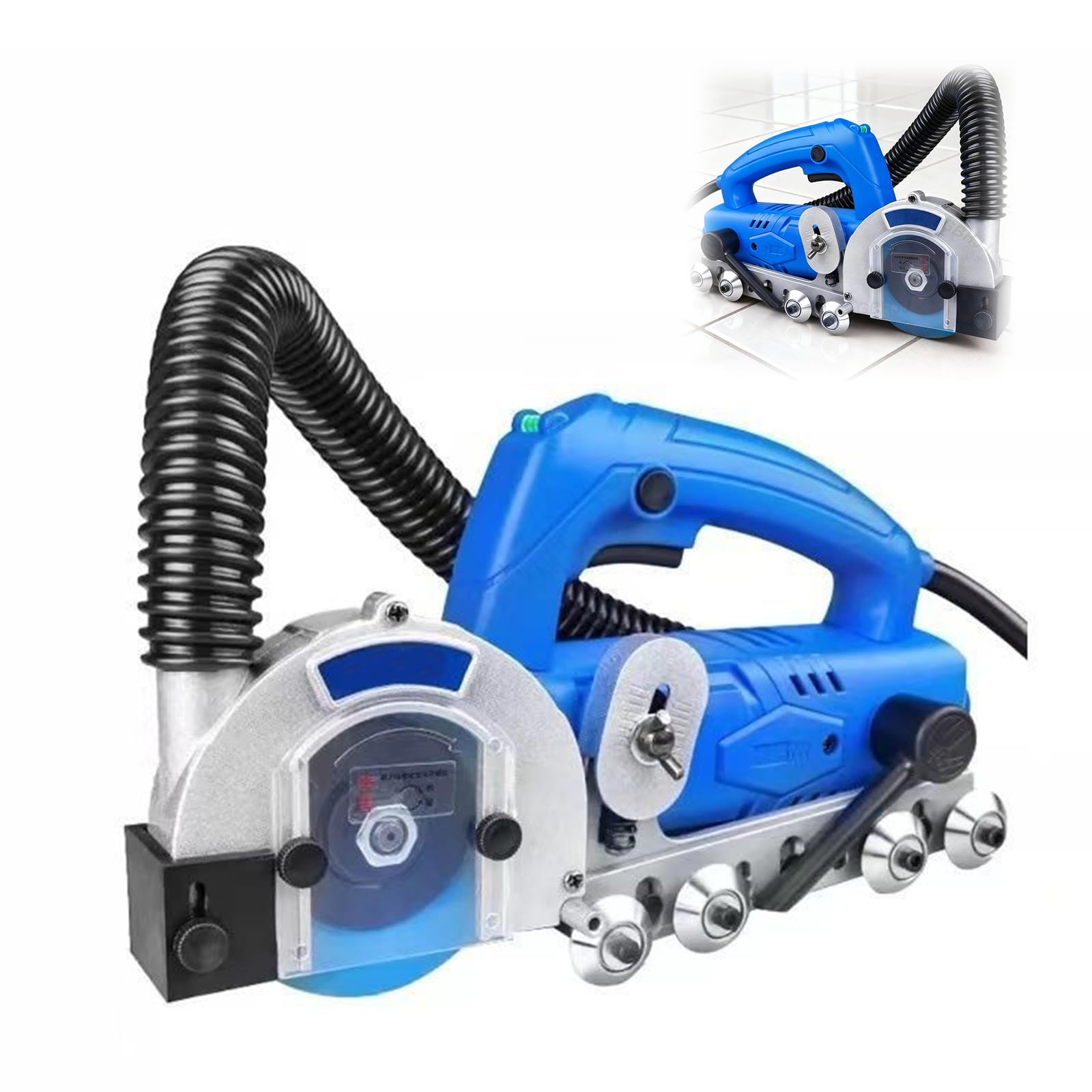 Rimuovi Fuga Elettrico Per Piastrelle Lama Diamantata 9000rpm | Raschietto potente per ristrutturazione bagno e cucina con aspirazione