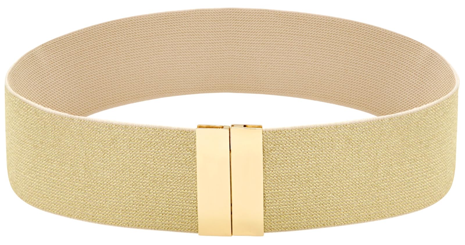 BAOKELAN Wide Elastic Waist Belts for Women Vintage Stretch Belts for Dresses