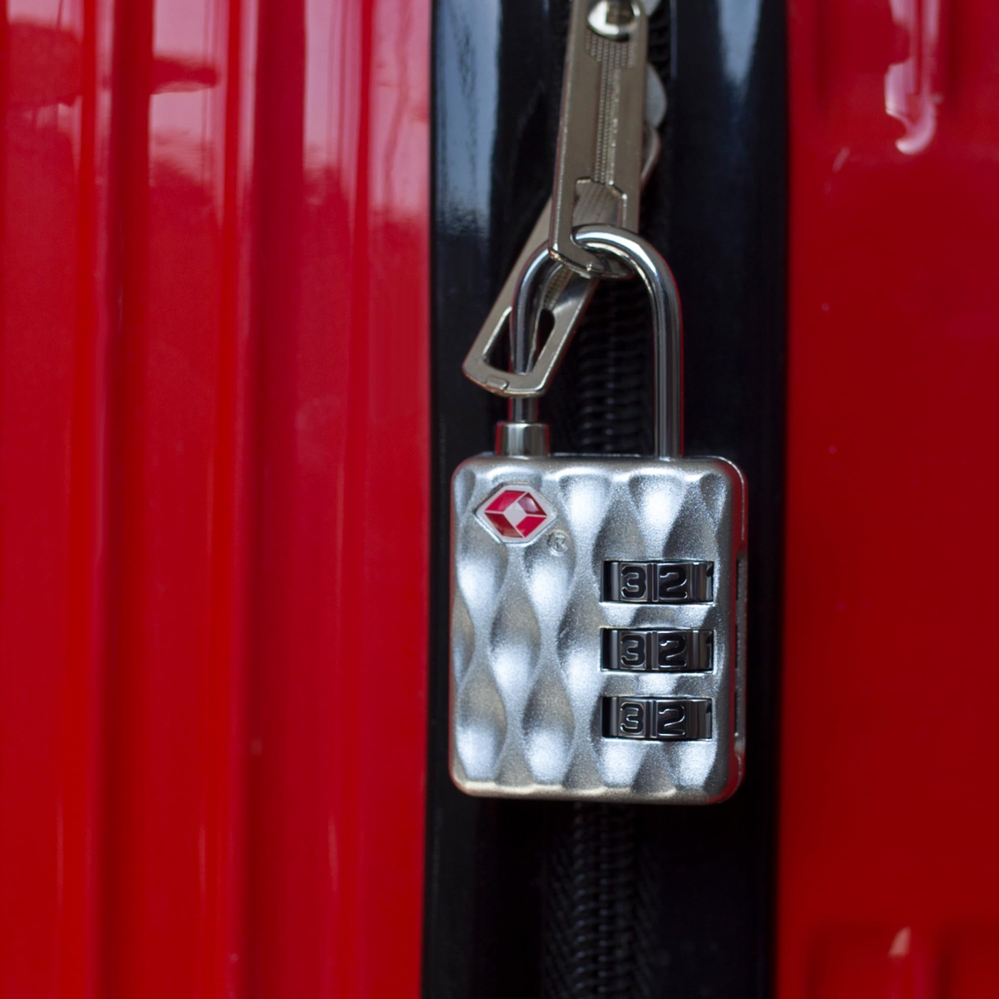UP Security TSA-Approved Combination Padlock for Luggage & Travel, Durable, Resettable, Compact TSA Lock - Image 2