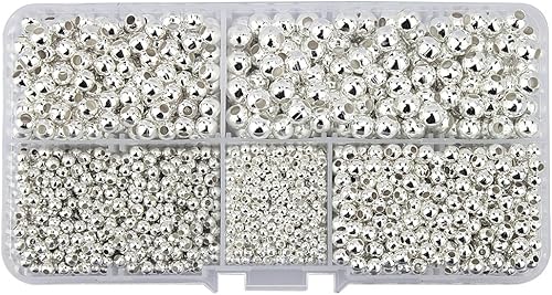 Miniatura 2 de LolliBeads (R) - Cuentas espaciadoras circulares para joyería, Metal, Assorted