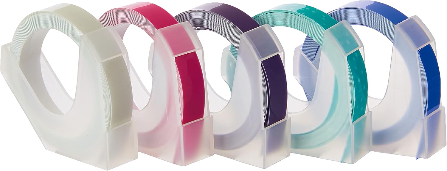 Artemio 18002931 5 Refill Tapes for Label Maker Click Pastel
