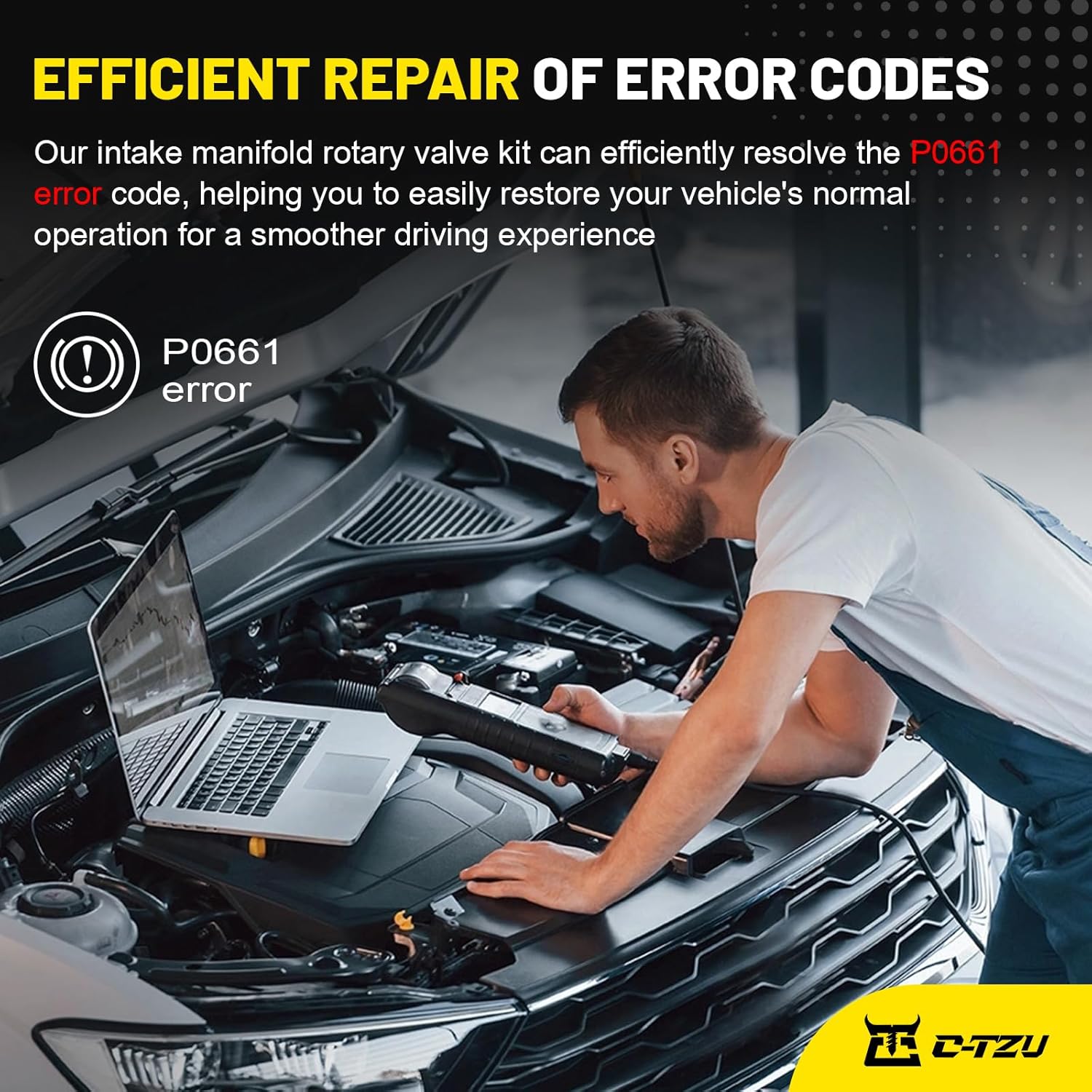 Intake Manifold Rotary Valve Assembly 17120-PPA-A01 for Acura RSX (2005-2006) 2.0L & Honda CR-V (2005-2006) 2.4L - Replaces 911-932, 17120PNDA01
