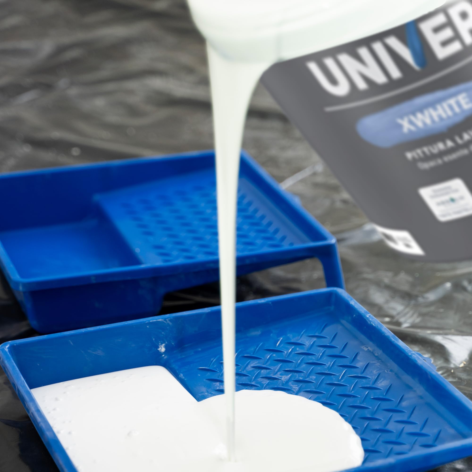 Univer Pittura Bianca per Interni XWHITE Classe A+ 14 Lt Vernice Bianca Muro Interno Lavabile Traspirante Monomano adatto per intonaci cartongesso premiscelati e gesso