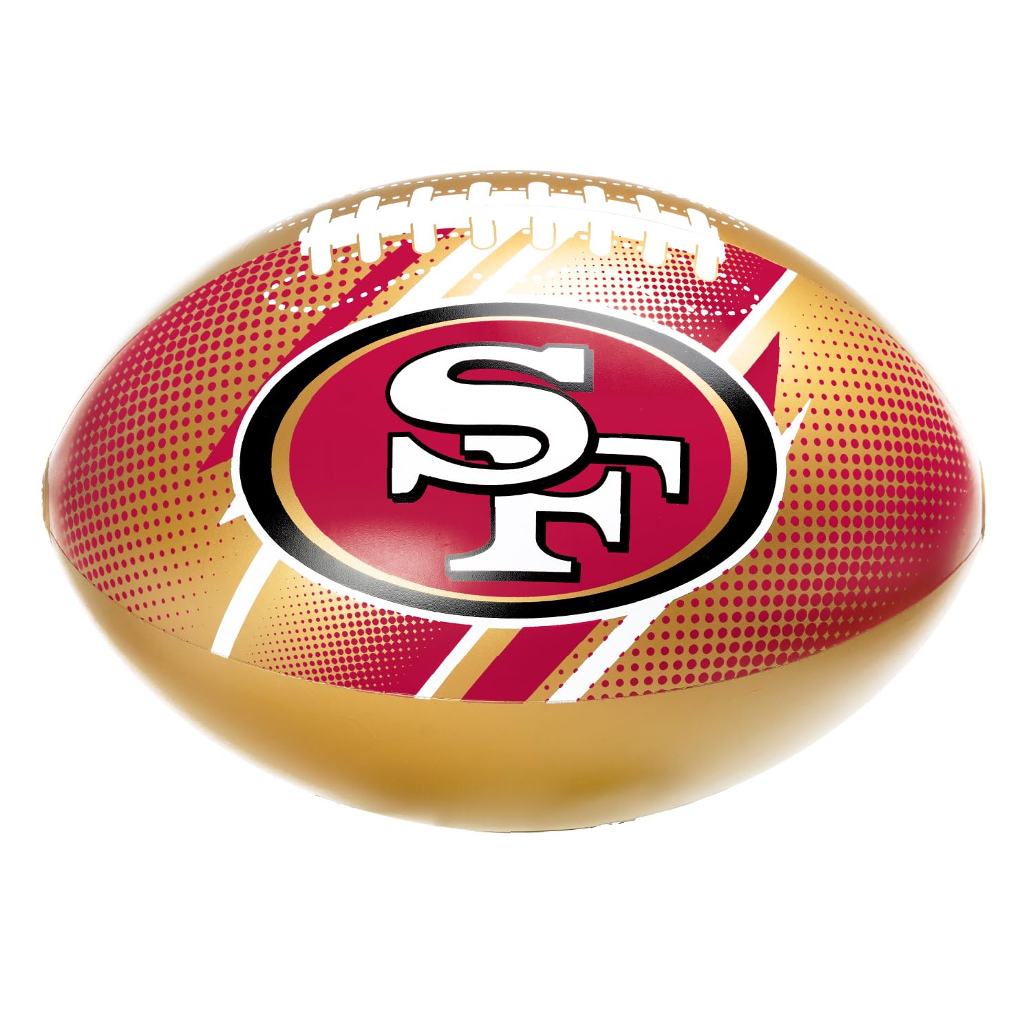 BigMouth San Francisco 49ers 18” Inflatable Pool Football Officially Licensed NFL Fan Gear Merchandise Beach Ball Games for Adults and Teens