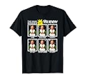 Christmas The Many Moods of Buddy Funny Emotions Chart T-Shirt