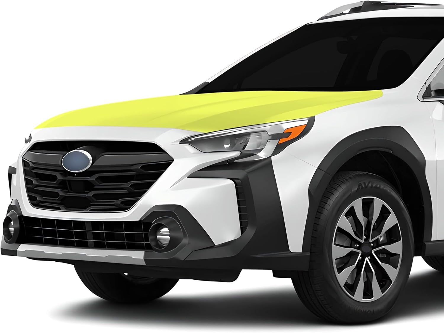 BOGAR TECH DESIGNS Front Middle and Front Sides Paint Protection PPF Film Kit Cover Compatible with Subaru Outback 2023-2024, Clear Bra