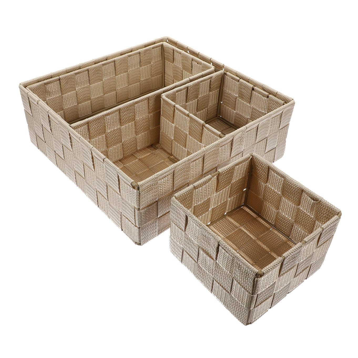 Desktop Organizer 4 Stück aus Nylon und Eisen Aufbewahrungsbox