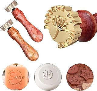 Custom Soap Stamp - Personalized Soap Stamp for Homemade Soap, Create Your Branding Logo, DIY Unique Imprint Signature Stamp for Clay, Customized Gift for Soap Crafter, Soap Making Supplies