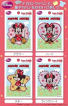 Amazon.co.jp: ミノダ ミニーマウスワッペン大 ウィンクハート