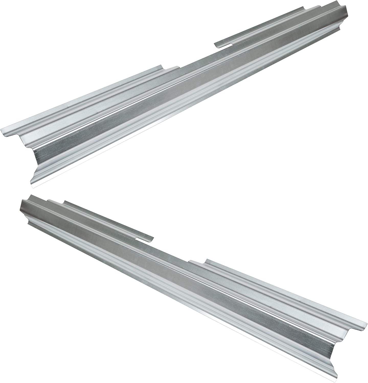 KUAFU Rocker Panel Compatible with 1984-1996 Jeep Wagoneer & Comanche 2 Door Slip-on Rocker Panels Replacement for CH1600101 CH1601101 Steel Galvanized Pair