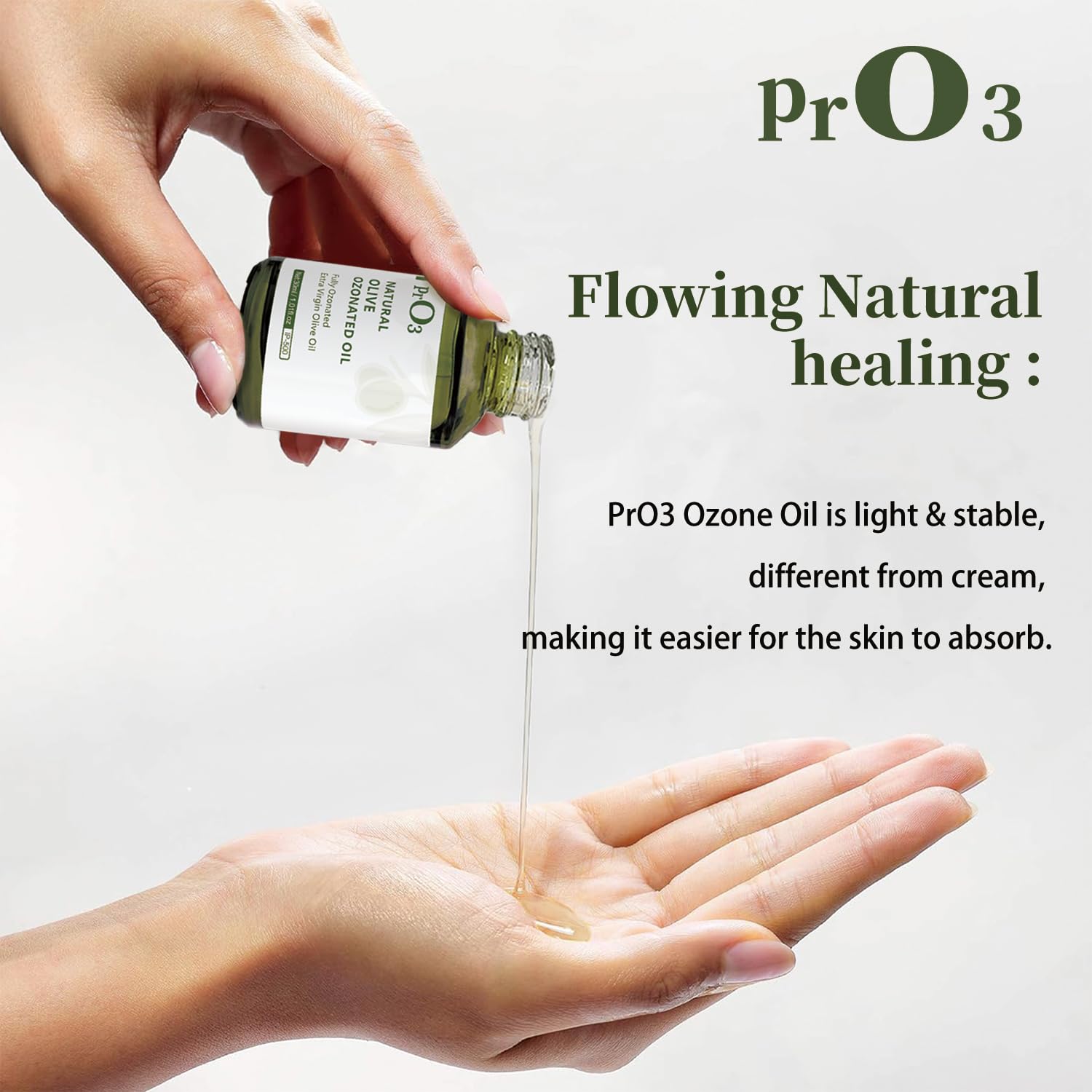 Fully Ozoneted Olive Oil-100% Pure Ozone Oil-1 OZ-Glass Dropper Bottle-Organic Natural for Skin Care Essence Oil- Rich in Reactive Oxygen. - Image 4
