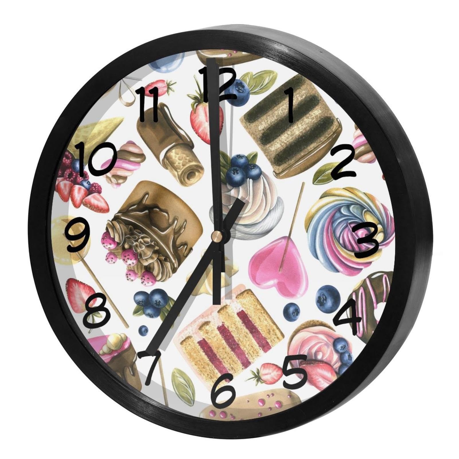 Horloge murale silencieuse pour bureau et chambre fini le bruit du tic-tac à quartz