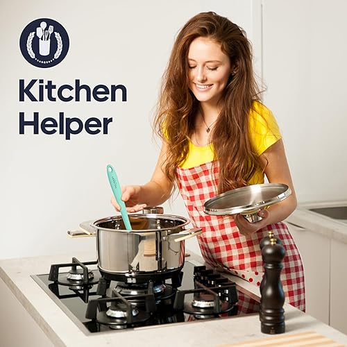 Miniatura 7 de Conjuntos de utensilios de cocina de silicona y acero.