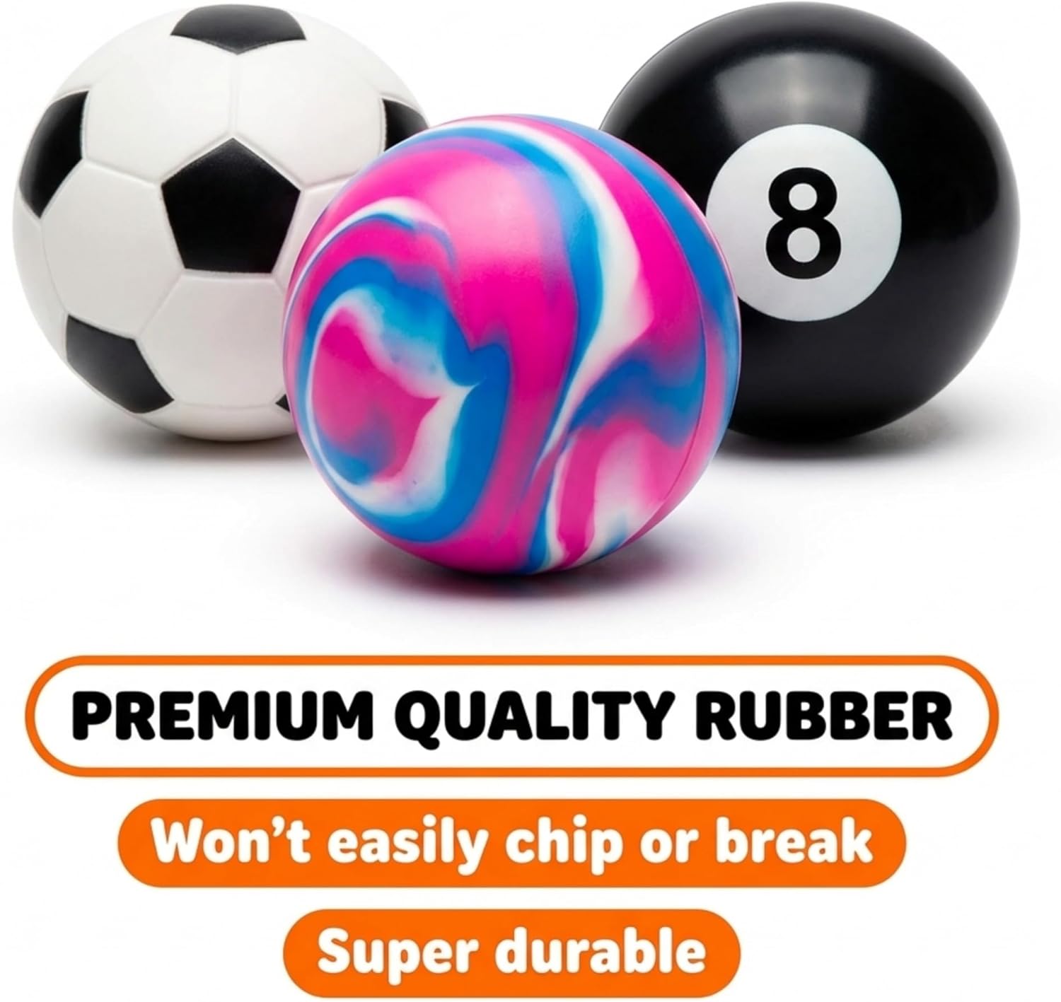 Bedwina 250-Pack Bouncy Balls in Bulk - (1inch/27mm) Hi Bounce Variety Assortment Mix, Colorful and Small Rubber Bouncing Balls, Party Favors for Kids, Treasure Box Prizes and Goodie Bags
