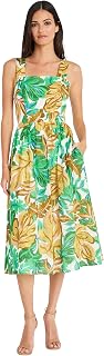 Maggy London Women's Dresses Sleeveless Shoulder Strap Dress with Full Skirt