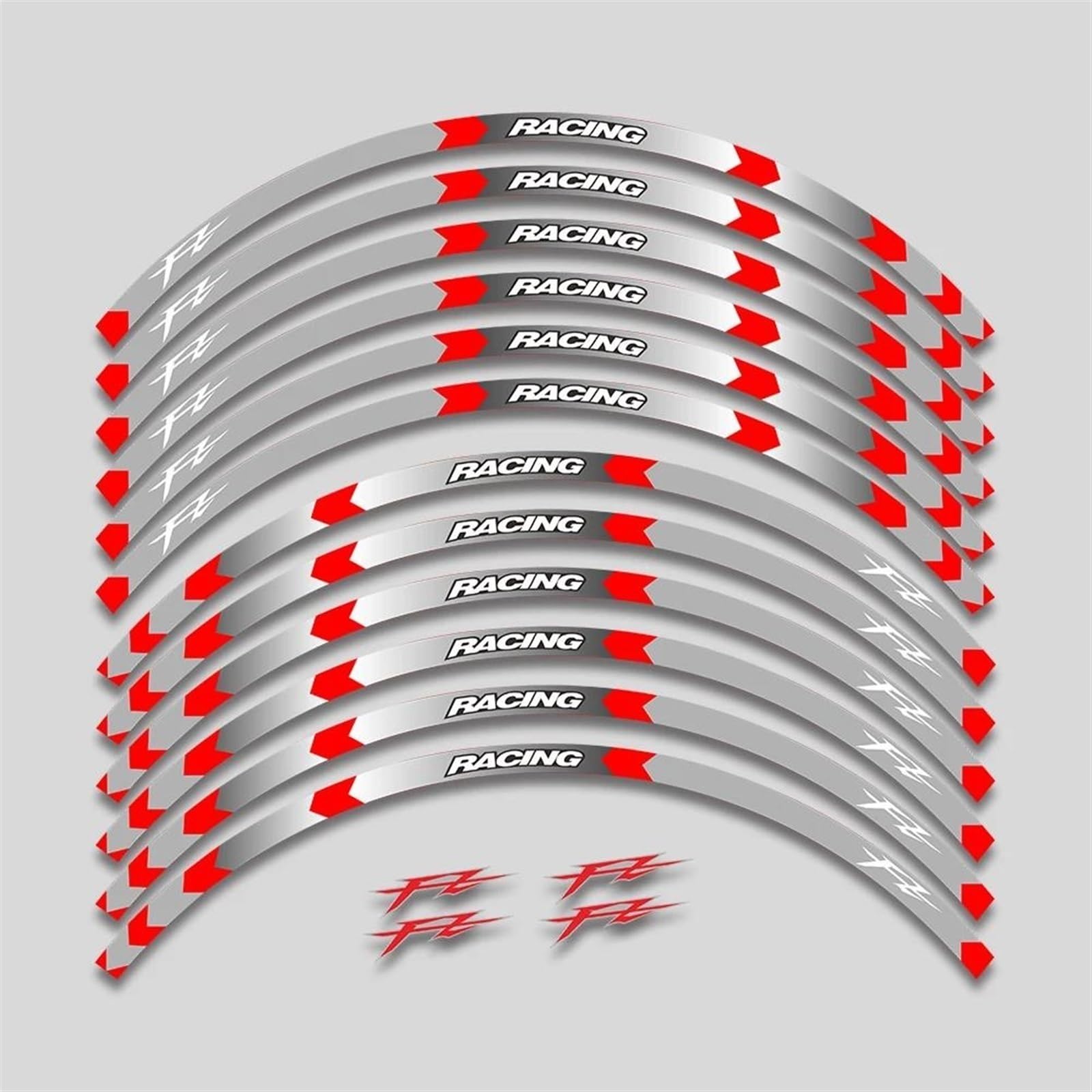 Stickers Motorcycle Wheel Stickers Reflective Decorative for FAZER FZ FZ1 FZ6 FZ07 FZ8 FZ09 FZ10 FZS1000(Style 11)