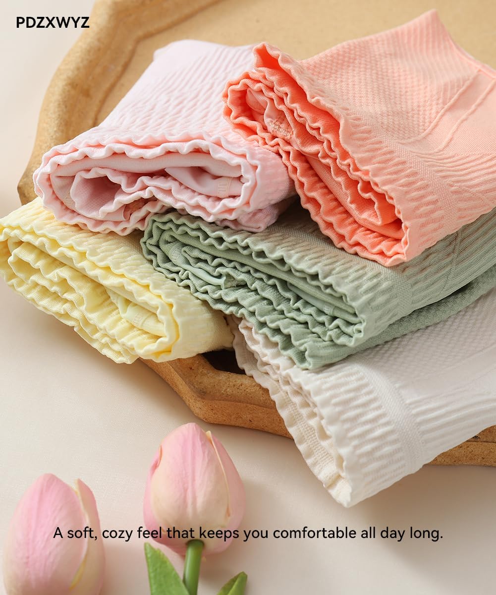 Womens Underwear 7Pack Daily Wear Full Coverage Panties Soft Assorted Colors with Free Wash Bag Included