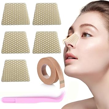 7 Pieces Set Thermoplastic Nose Splints Trapezoid Nasal Splints Brace Cast Nose External Support Protector for Rhinoplasty Septoplasty