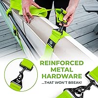 Vista 5 de Gradient Fitness Correa de hombro para kayak/tabla de remo, tabla de surf Correa de transporte de SUP manos libres para tablas de todos los tamaños