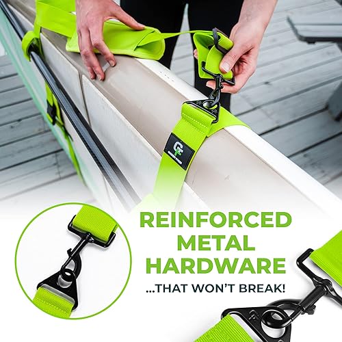 Miniatura 5 de Gradient Fitness Correa de hombro para kayaktabla de remo, tabla de surf  Correa de transporte de SUP manos libres para tablas de todos los tamaños