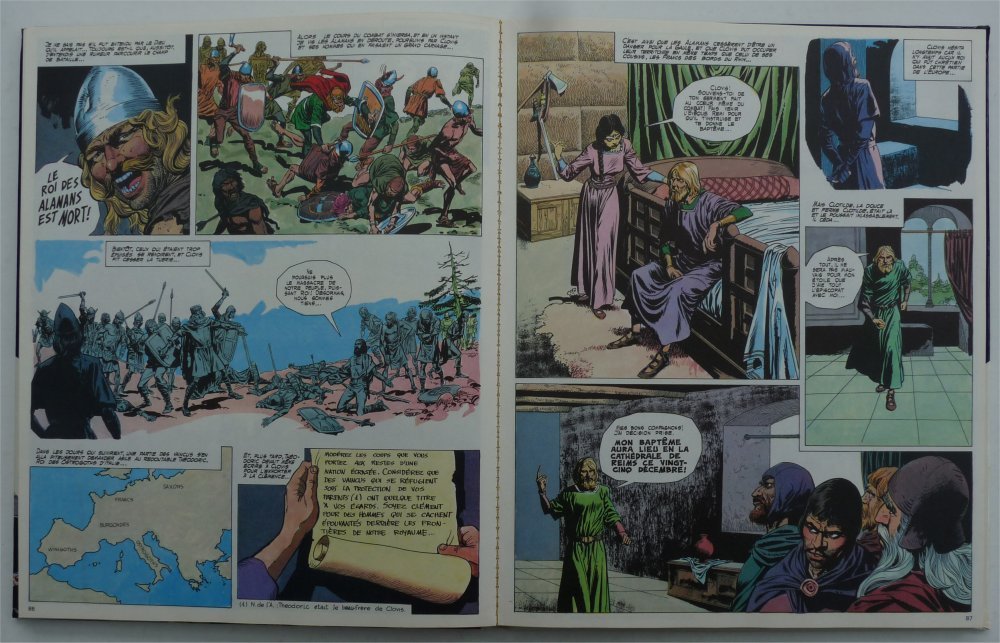 Histoire de France en bandes dessinees / de vercingetorix aux vikings