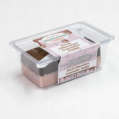 Miniatura 24 de Valley Fudge, trufa de frambuesa de chocolate negro, dulce de azúcar artesanal fresco, mantequilla real, caramelo gourmet, paquete de una libra