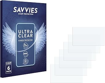 Savvies 6 Pack Screen Protector compatible with Yamaha Montage M Protection Film Clear