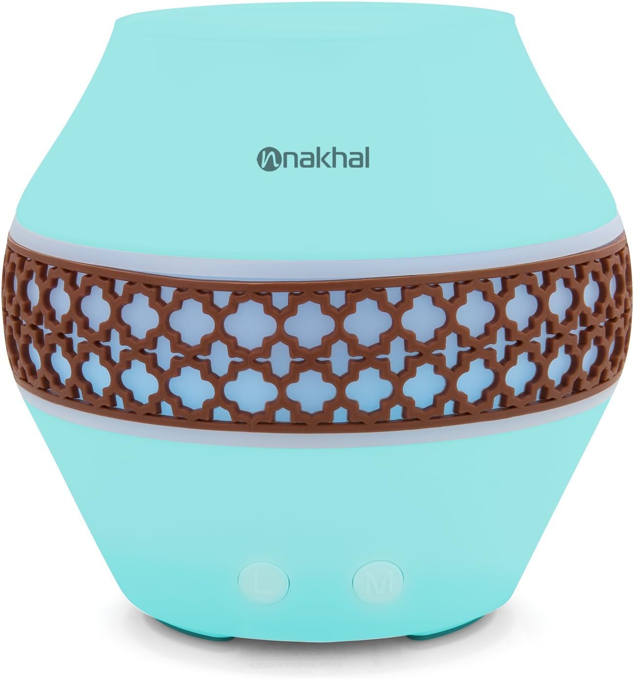 Nakhal 120ml Aromatherapy Essential Oil Diffuser, Ultrasonic Cool Mist Humidifier with 7 Color LED Lights Changing - Classical