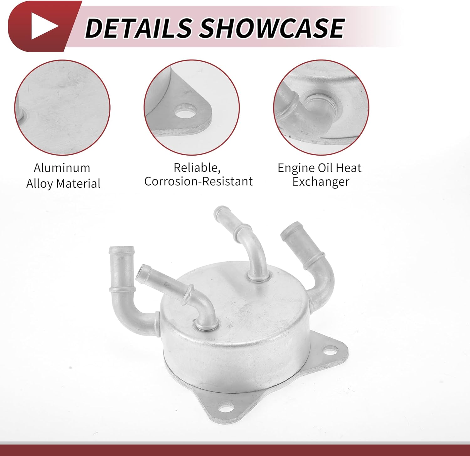 1 Pc Engine Oil Cooler for Honda Civic 2006-2011 Engine Transmission Oil Cooler No.19430RNAA51 Silver Tone Aluminum Alloy