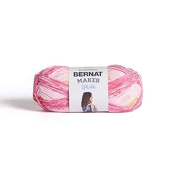 Amazon.com: Bernat Maker Splash Fruity Pop Yarn - 2 Pack of