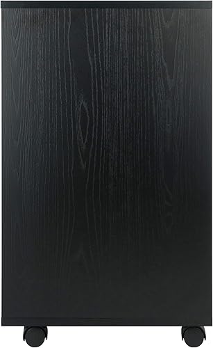 Miniatura 5 de Armario Winsome Halifax para aparadoroficina 5 cajones Madera Negro