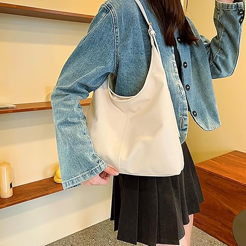 Miniatura 3 de Bolso Hobo para mujer - Bolso de mano de cuero vegano, bolso de hombro y cartera para mujer, bolso de hombro grande y suave