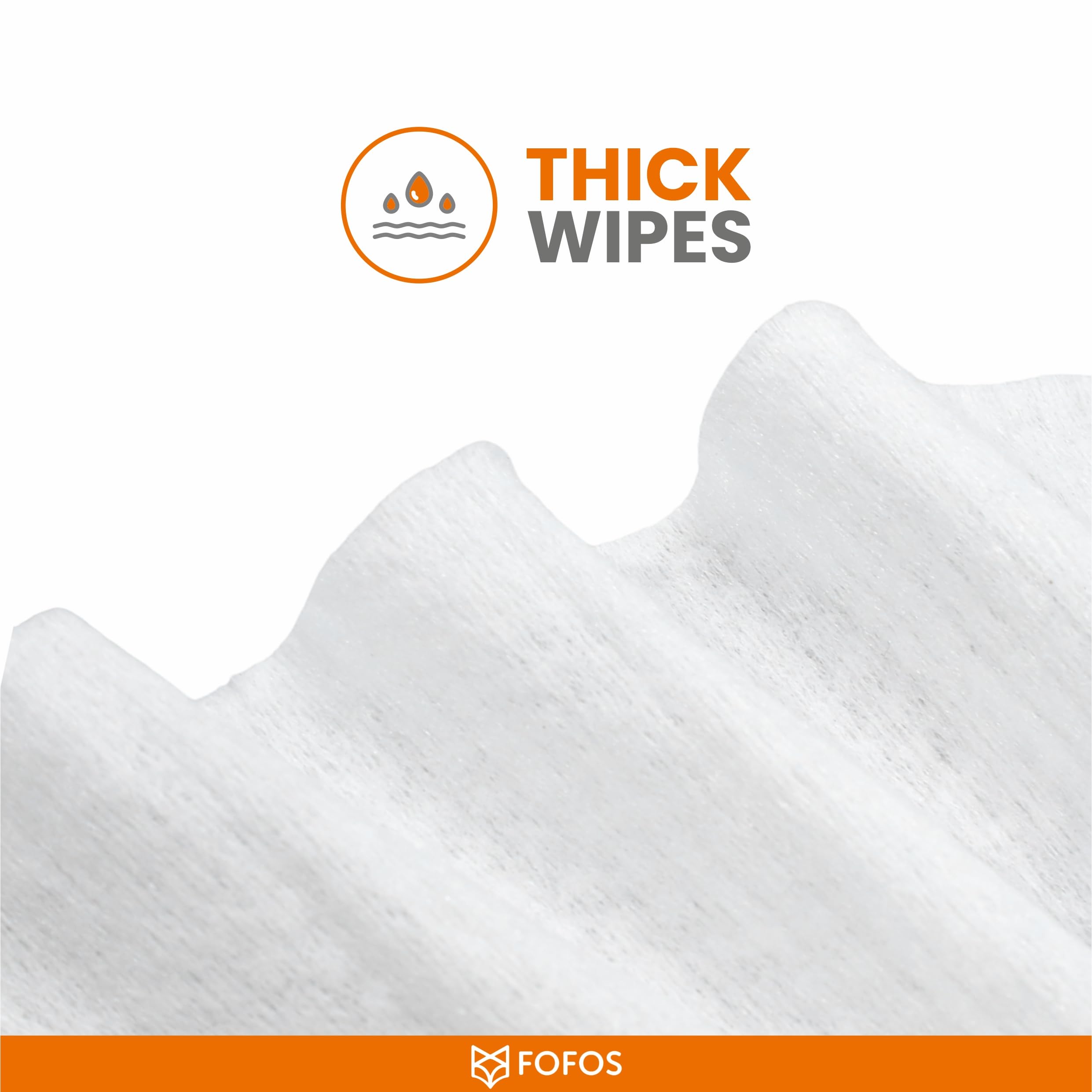 BarkButler x FOFOS Pet Cleaning Wipes – Unscented Pet Wipes, Dog & Cat Wipes (80 Sheets) – White 3