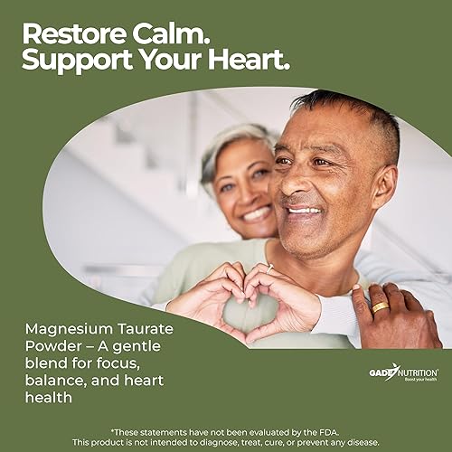 Miniatura 4 de Gade Nutrition - Polvo de taurato de magnesio puro Sin OMG, sin gluten, sin relleno, altamente absorbente Fabricado en Estados Unidos